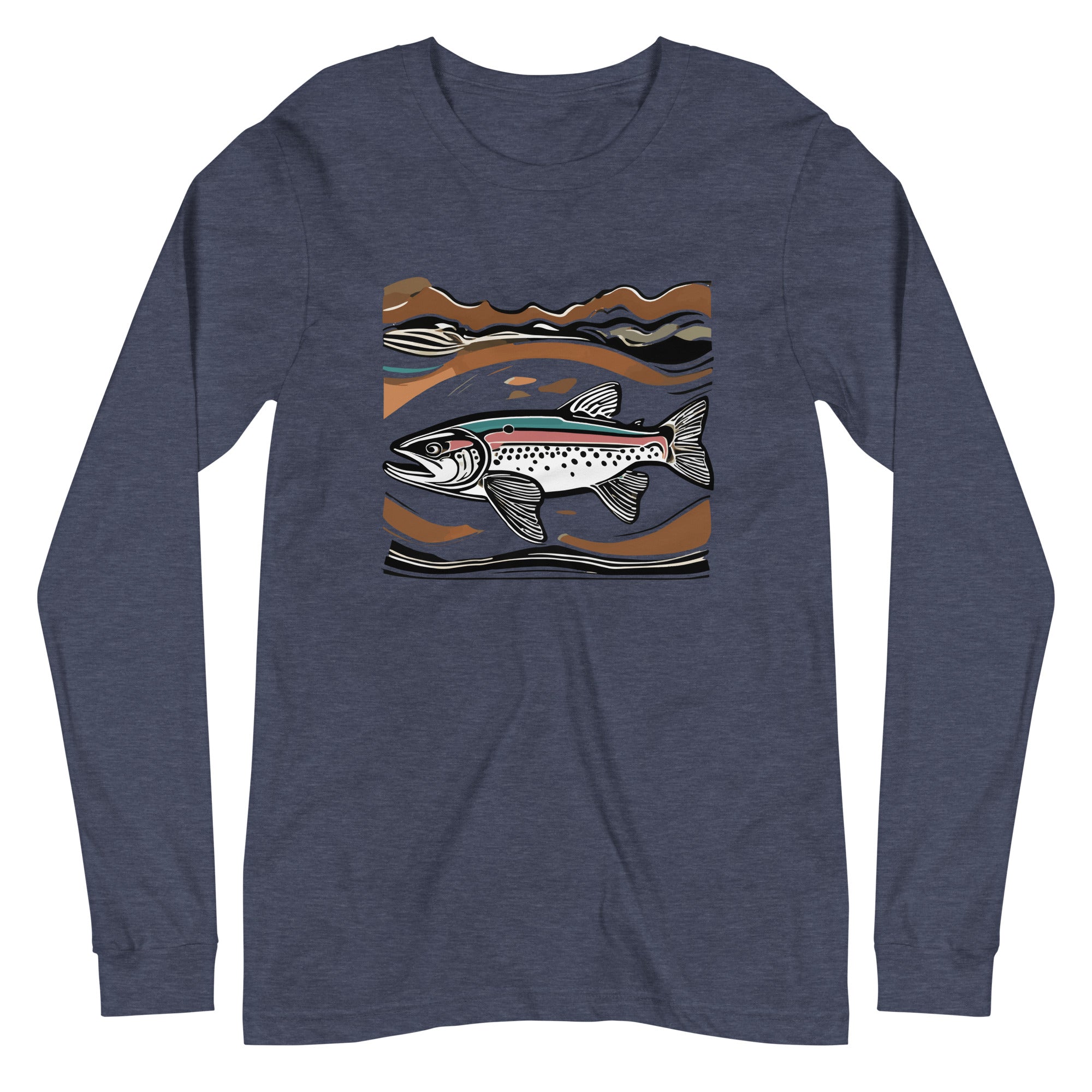 Rainbow Trout Unisex Long Sleeve Tee