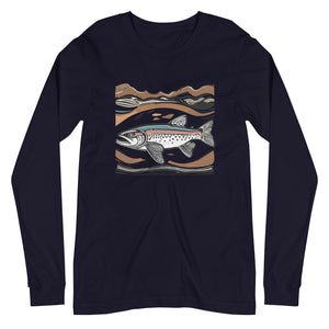 Rainbow Trout Unisex Long Sleeve Tee