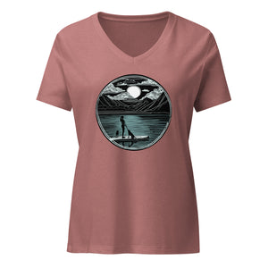 SUP Girl - Women’s relaxed v-neck t-shirt