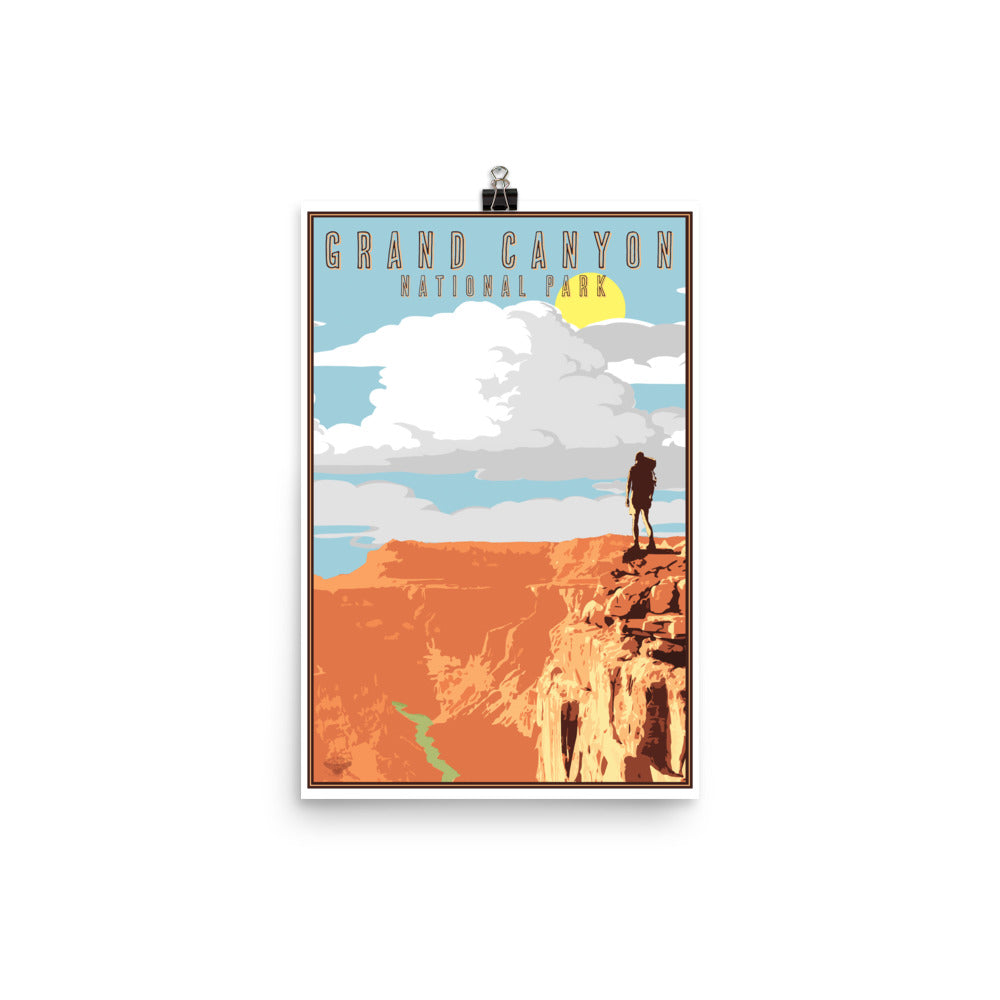 Grand Canyon National Park Hiker Print