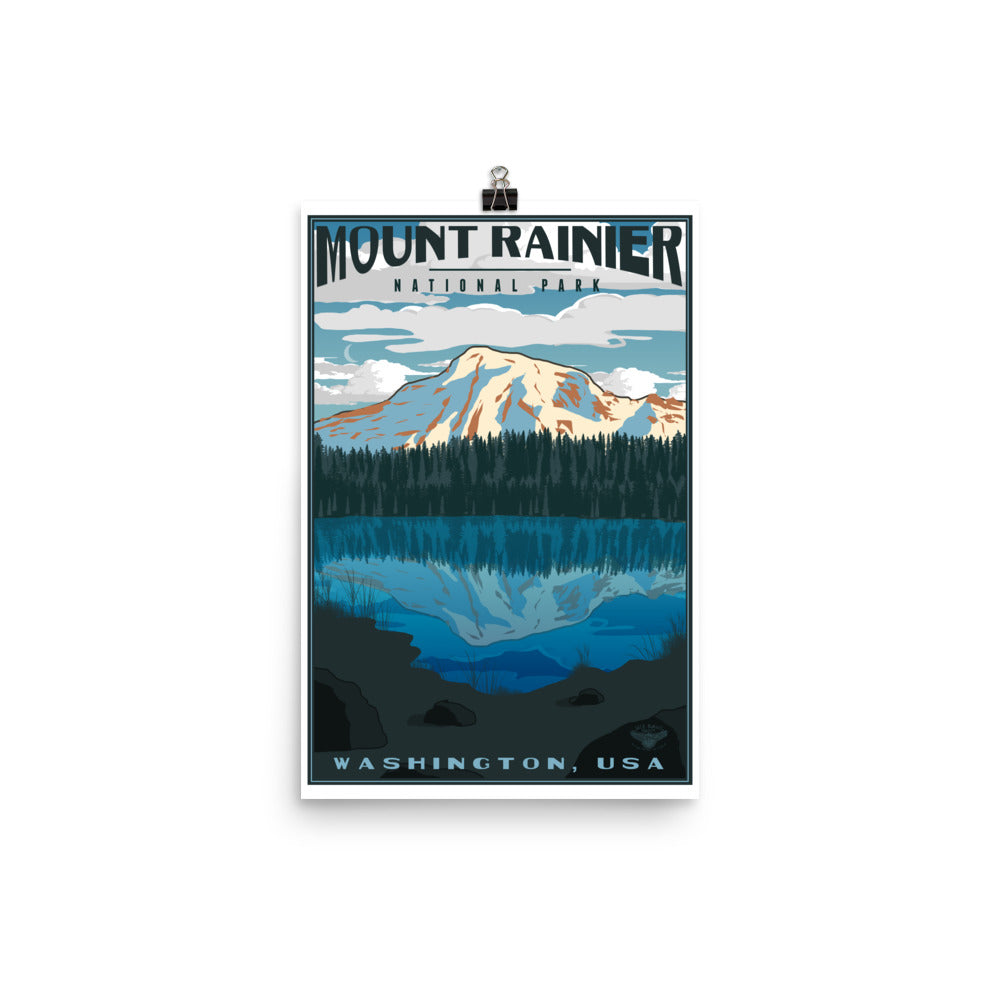 Mount Rainier National Park Poster