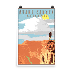 Grand Canyon National Park Hiker Print