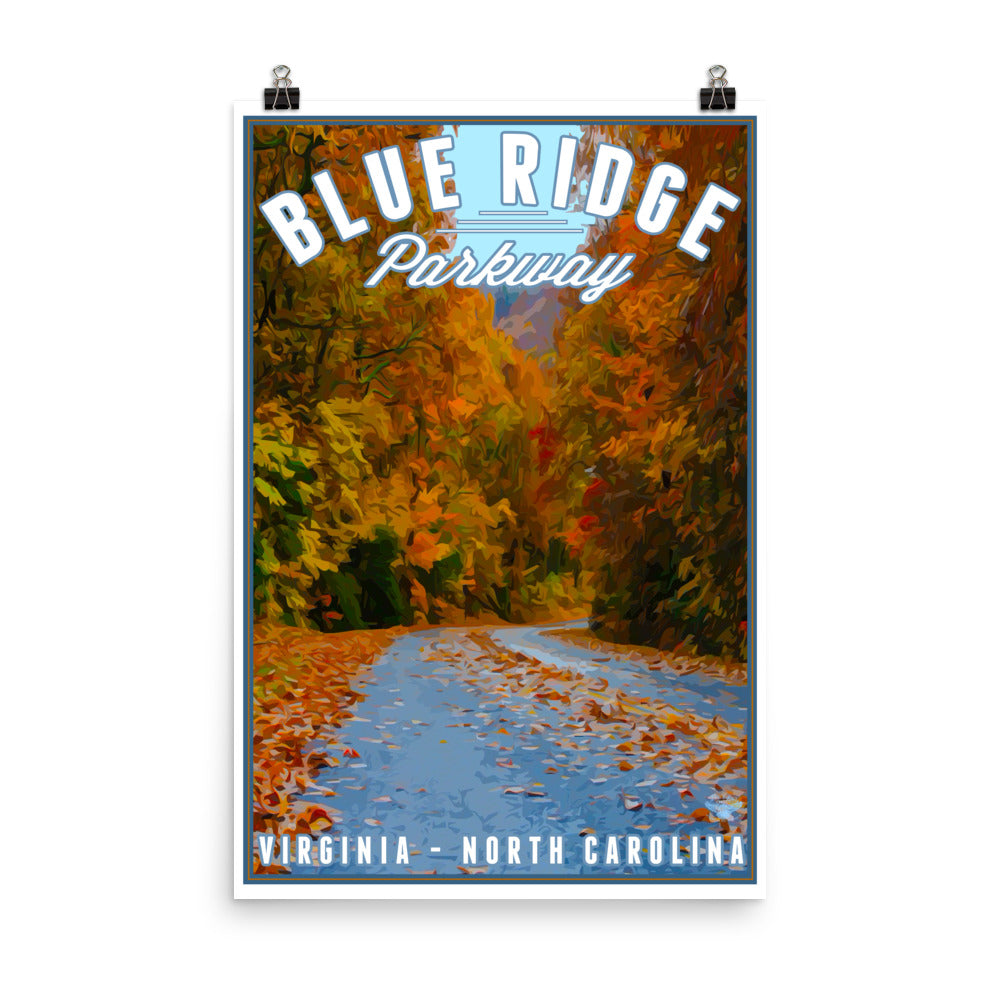 Blue Ridge Parkway Virginia North Carolina Print