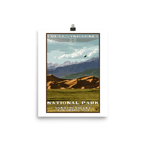 Great Sand Dunes National Park Colorado Print