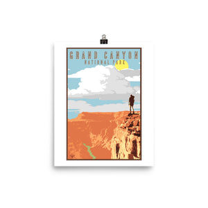 Grand Canyon National Park Hiker Print