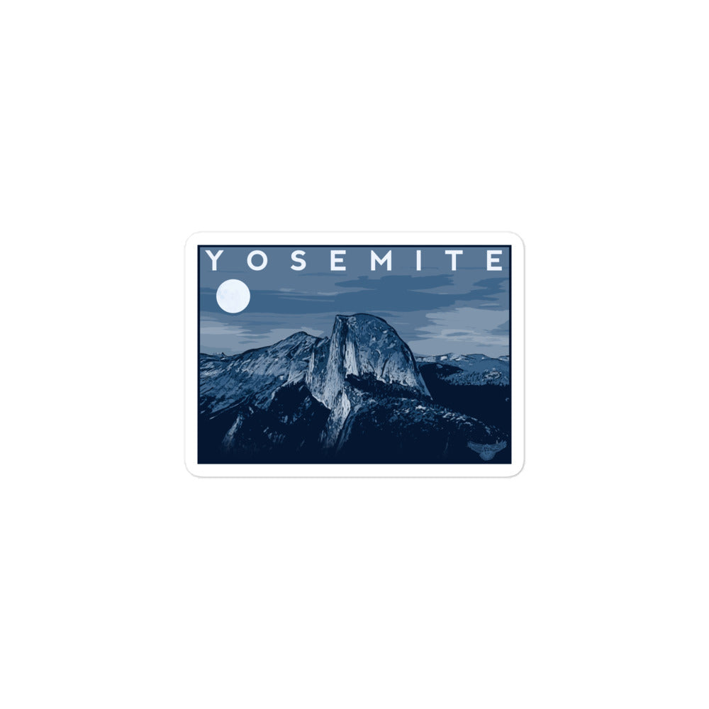 Yosemite National Park Night Sticker