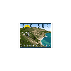 Big Sur California Bixby Bridge Sticker