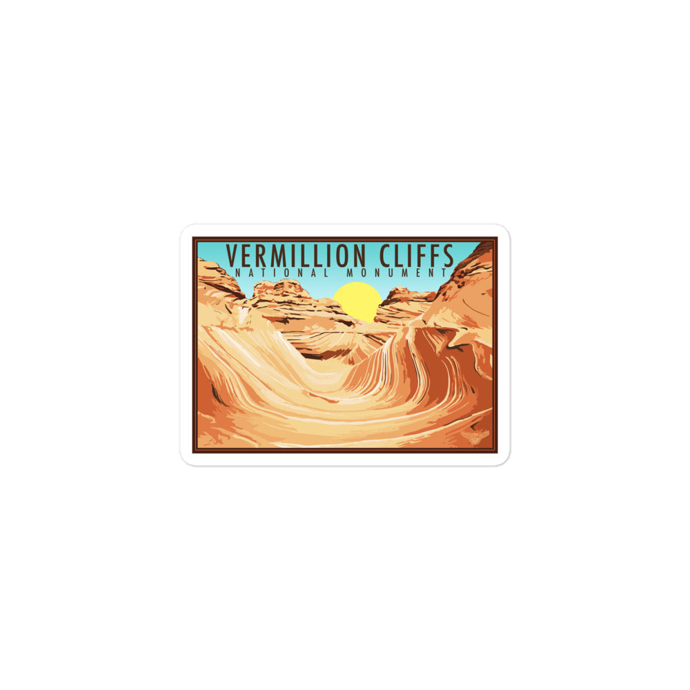 Vermillion Cliffs National Monument - Coyote Butte Sticker