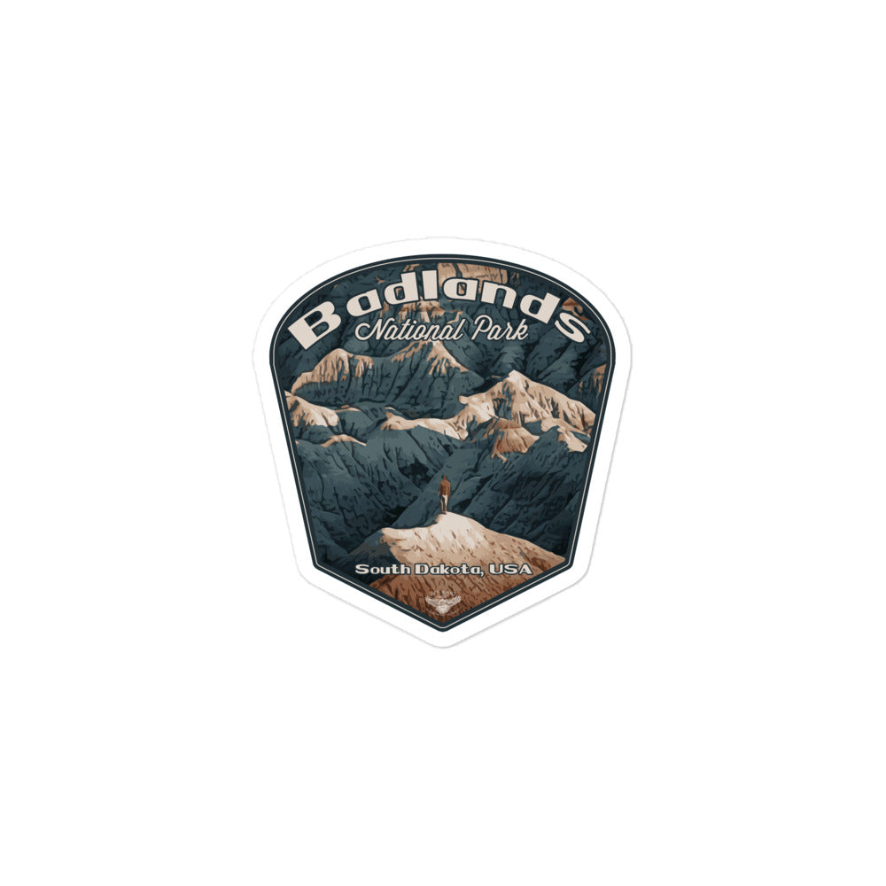 Badlands National Park Badge Sticker