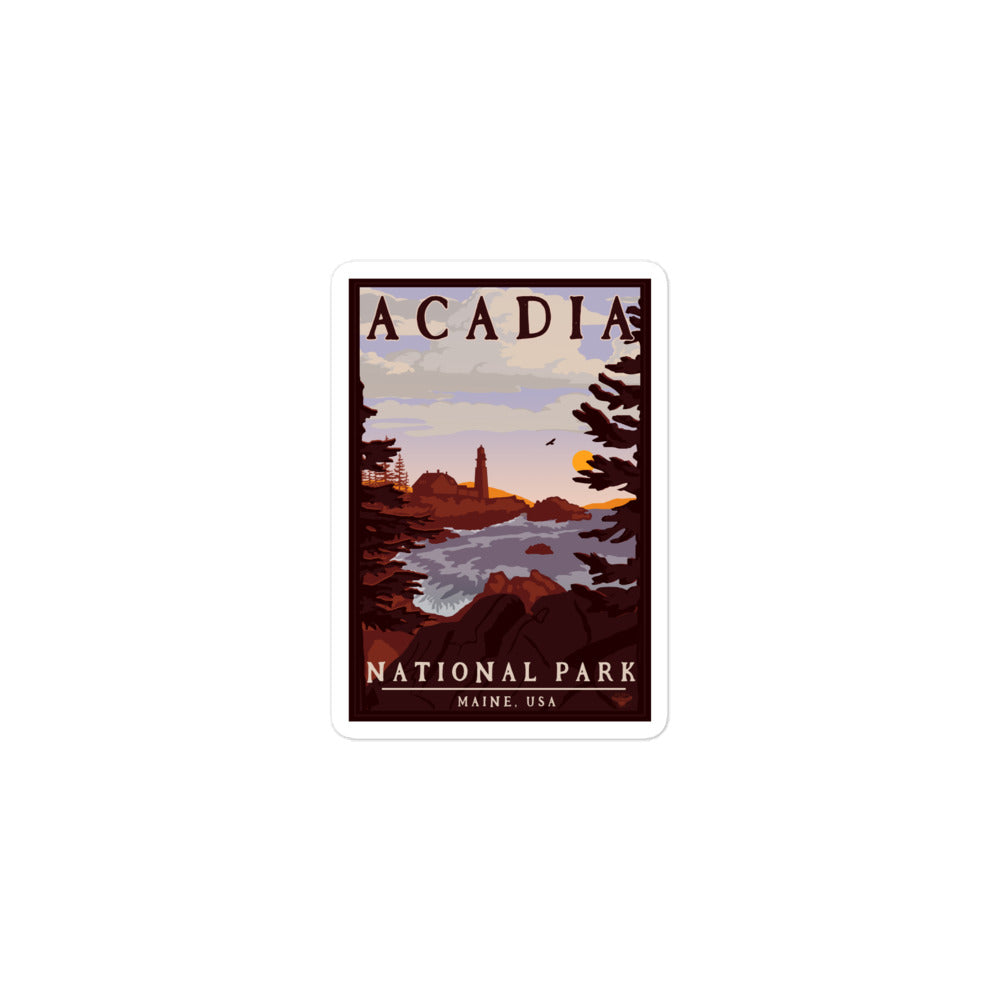 Acadia National Park Sticker