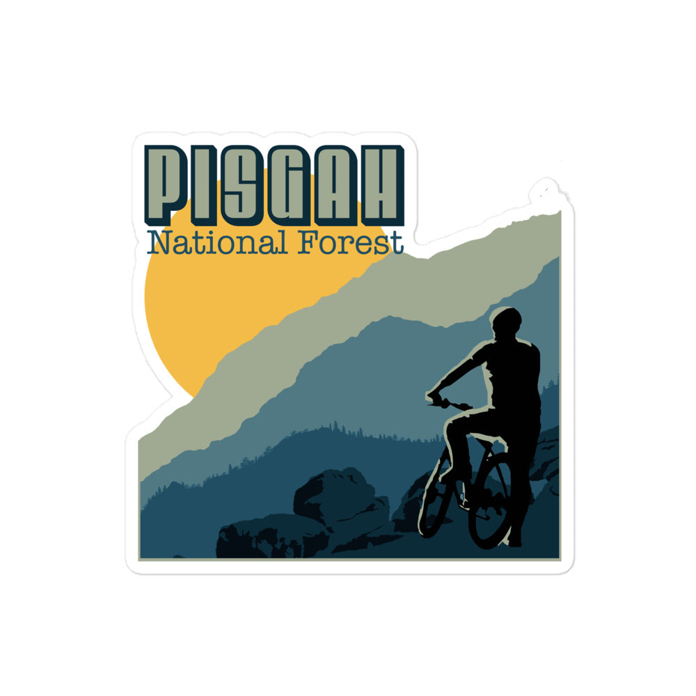 Pisgah National Forest Mountain Bike Sticker