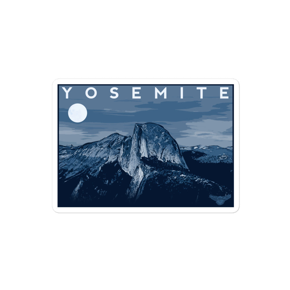 Yosemite National Park Night Sticker