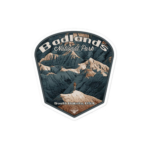 Badlands National Park Badge Sticker