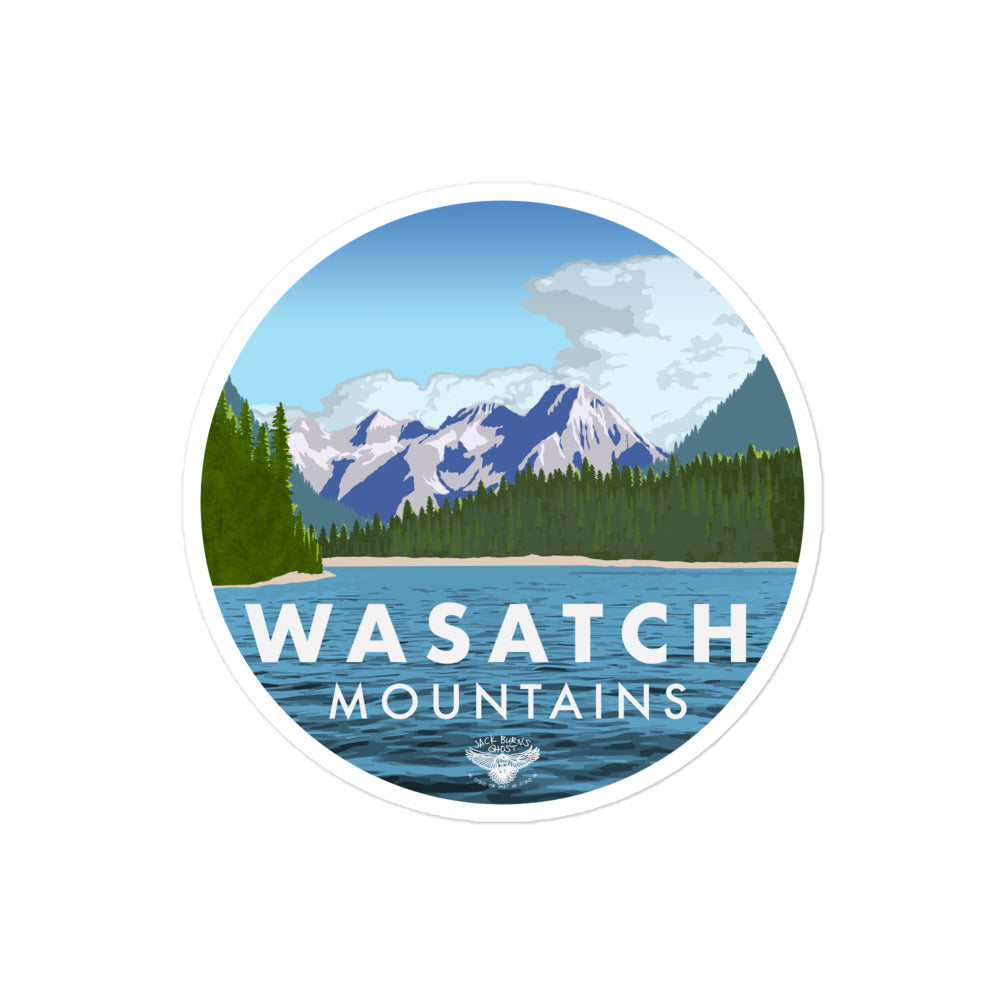 Wasatch Mountain Range Utah Sticker