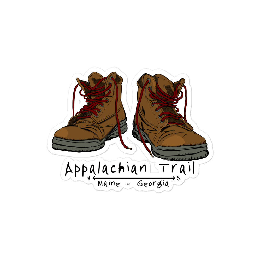 Appalachian Trail Boots - Maine to Georgia - Sticker