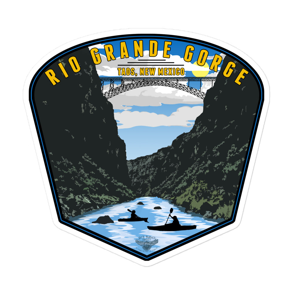 Rio Grande Gorge Taos New Mexico Sticker