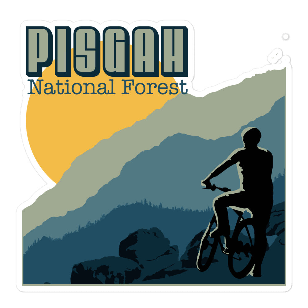 Pisgah National Forest Mountain Bike Sticker
