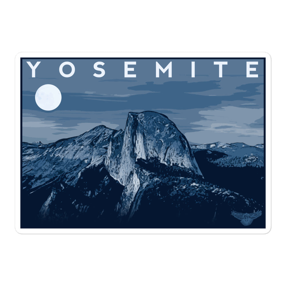 Yosemite National Park Night Sticker