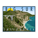 Big Sur California Bixby Bridge Sticker