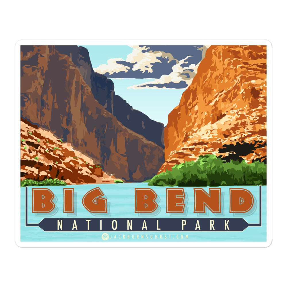 Big Bend National Park - Santa Elena Canyon Sticker