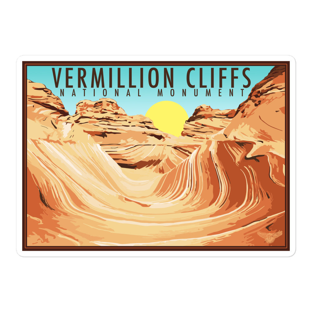 Vermillion Cliffs National Monument - Coyote Butte Sticker