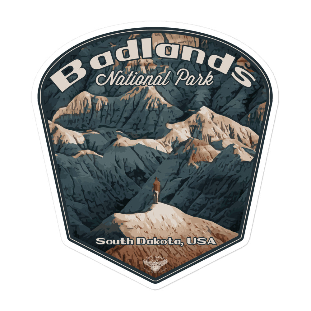 Badlands National Park Badge Sticker