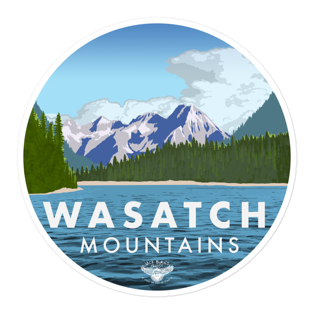 Wasatch Mountain Range Utah Sticker
