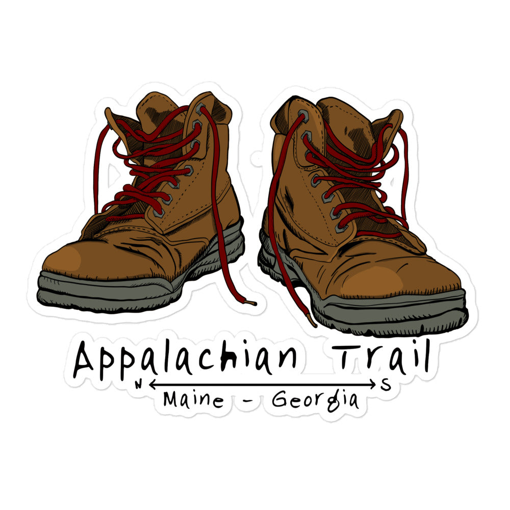 Appalachian Trail Boots - Maine to Georgia - Sticker