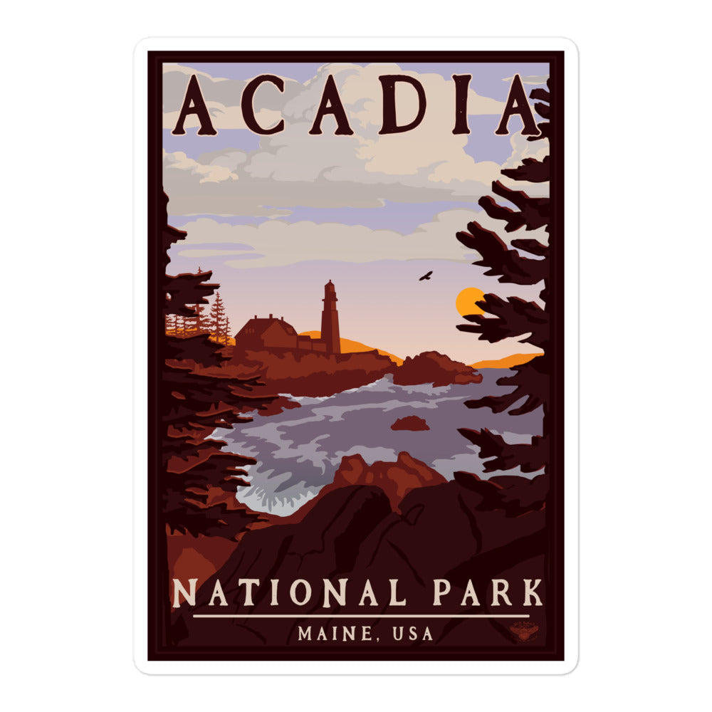 Acadia National Park Sticker