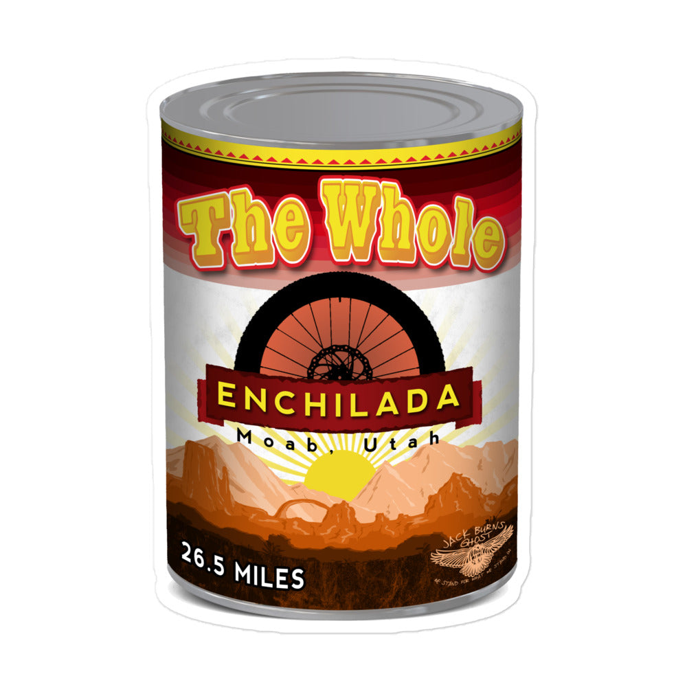 The Whole Enchilada Trail Sticker