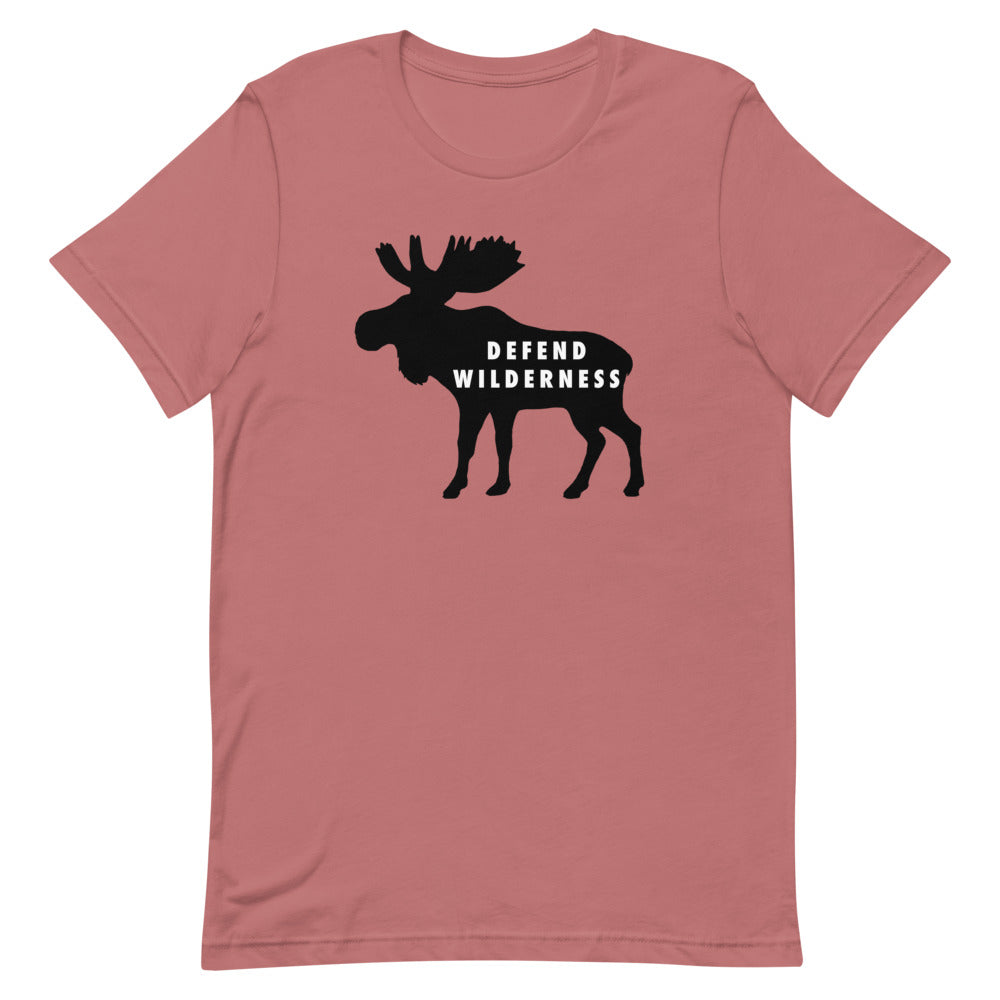 Defend Wilderness - Moose - Short Sleeve T Shirt