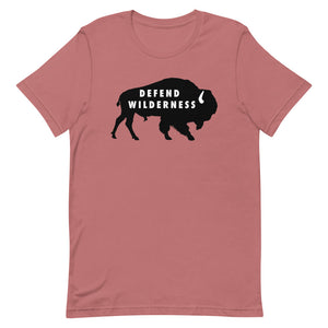 Defend Wilderness - Buffalo - Short Sleeve T Shirt