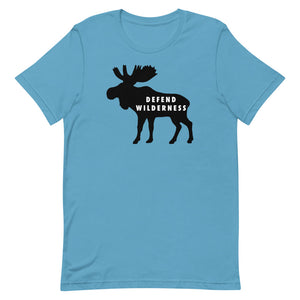 Defend Wilderness - Moose - Short Sleeve T Shirt