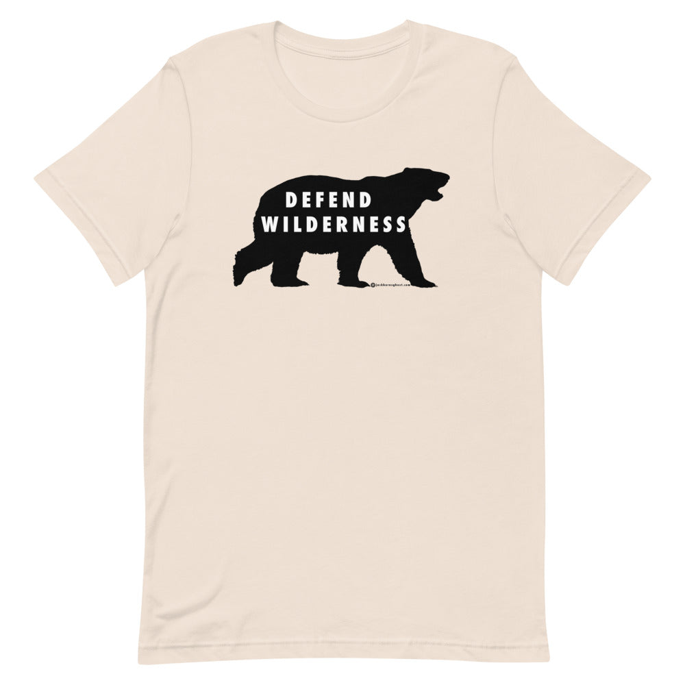 Defend Wilderness - Polar Bear - Unisex Short Sleeve T-Shirt