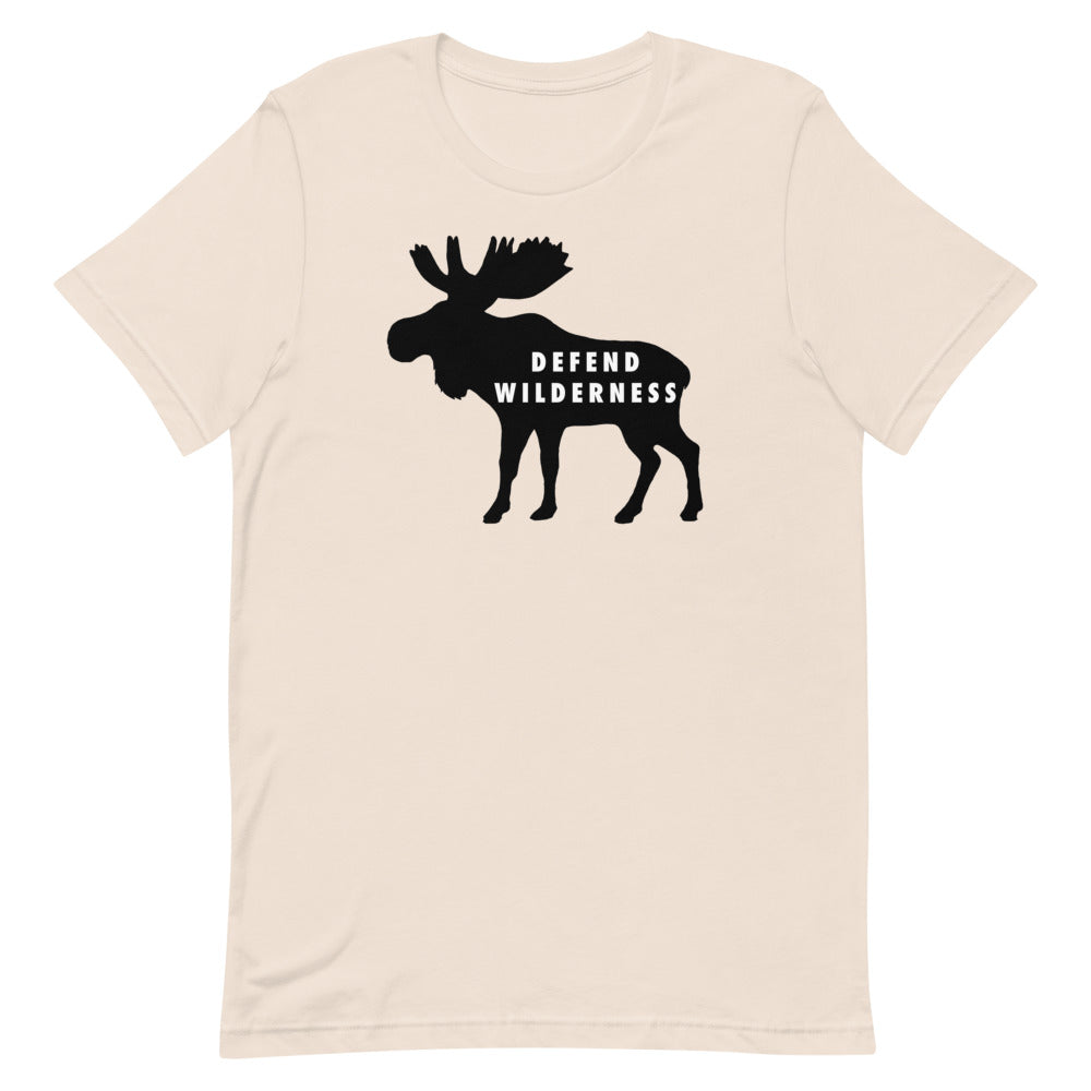 Defend Wilderness - Moose - Short Sleeve T Shirt