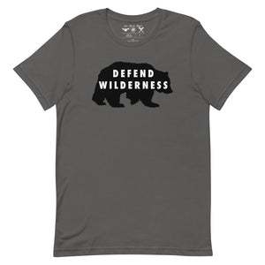 Defend Wilderness - Grizzly Bear Unisex Short Sleeve T-Short