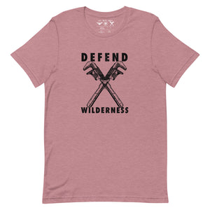 Defend Wilderness - Monkey Wrenches - Unisex Short Sleeve T-Shirt