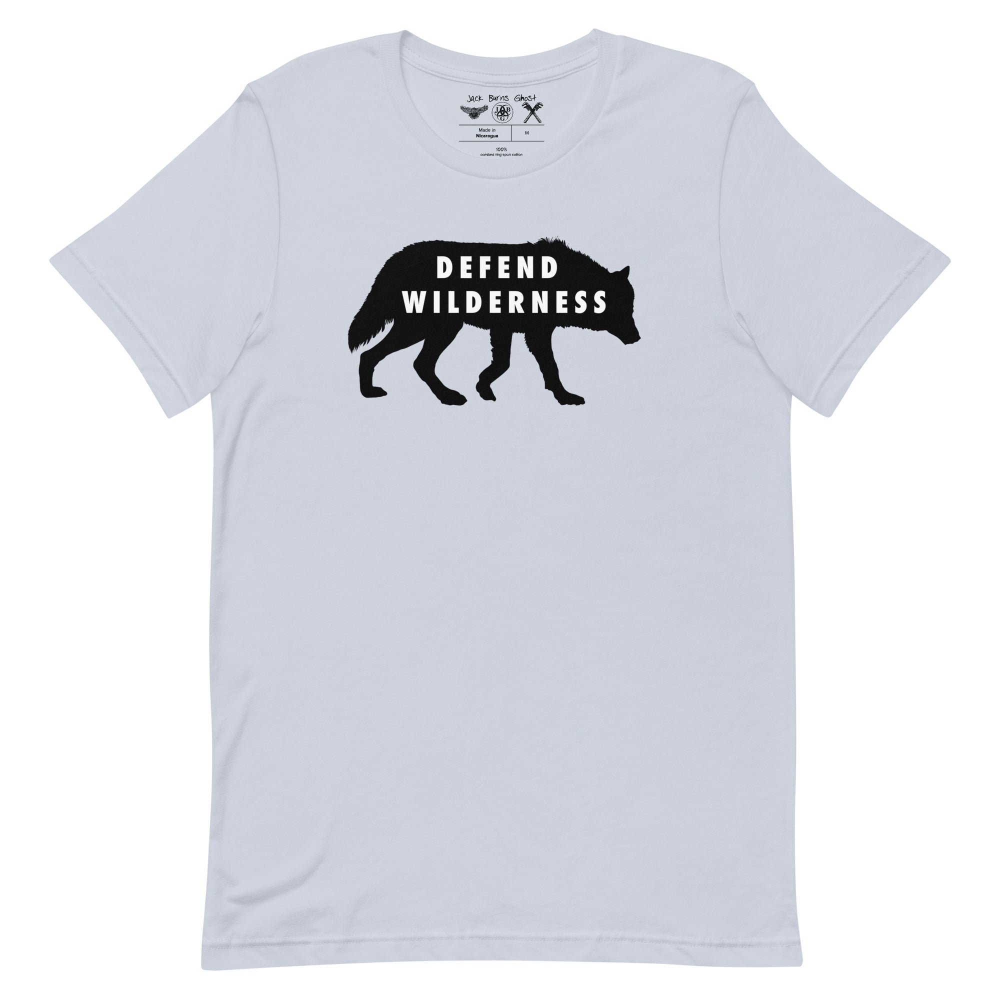 Defend Wilderness - Gray Wolf - Unisex Short Sleeve T Shirt