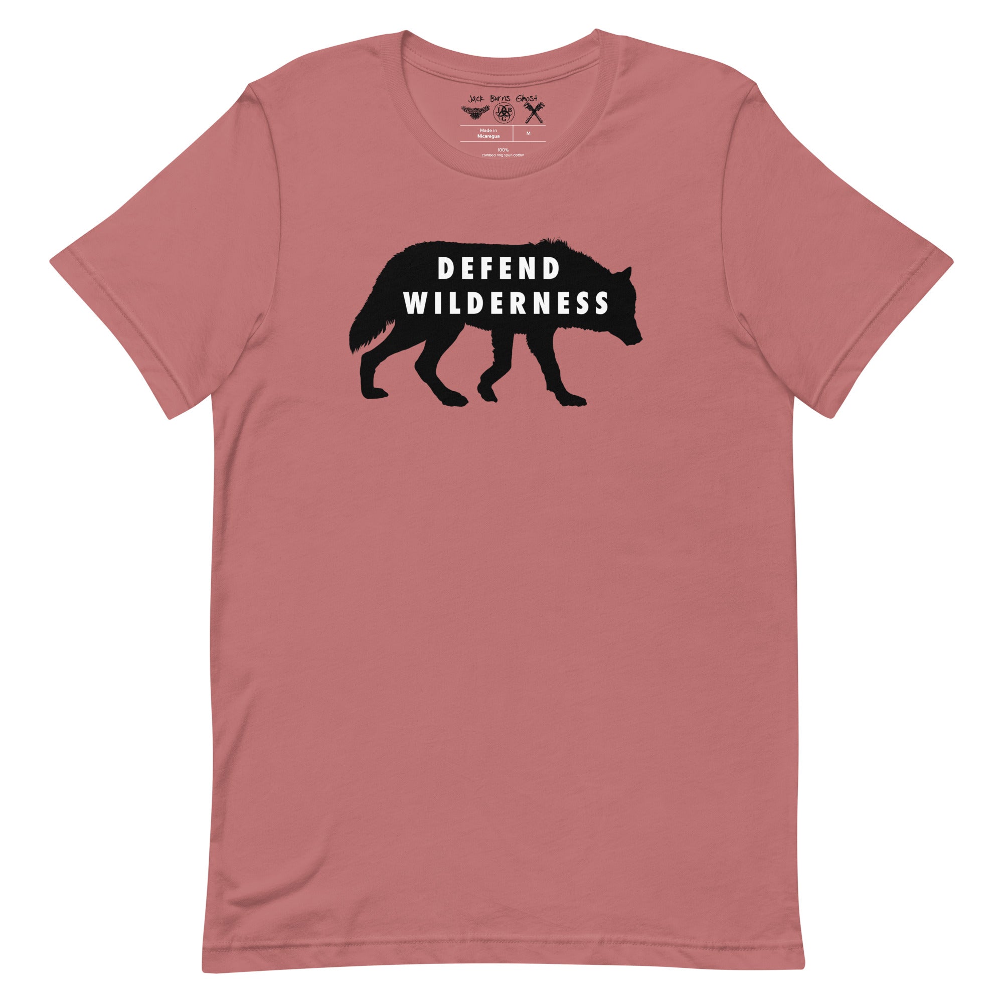 Defend Wilderness - Gray Wolf - Unisex Short Sleeve T Shirt