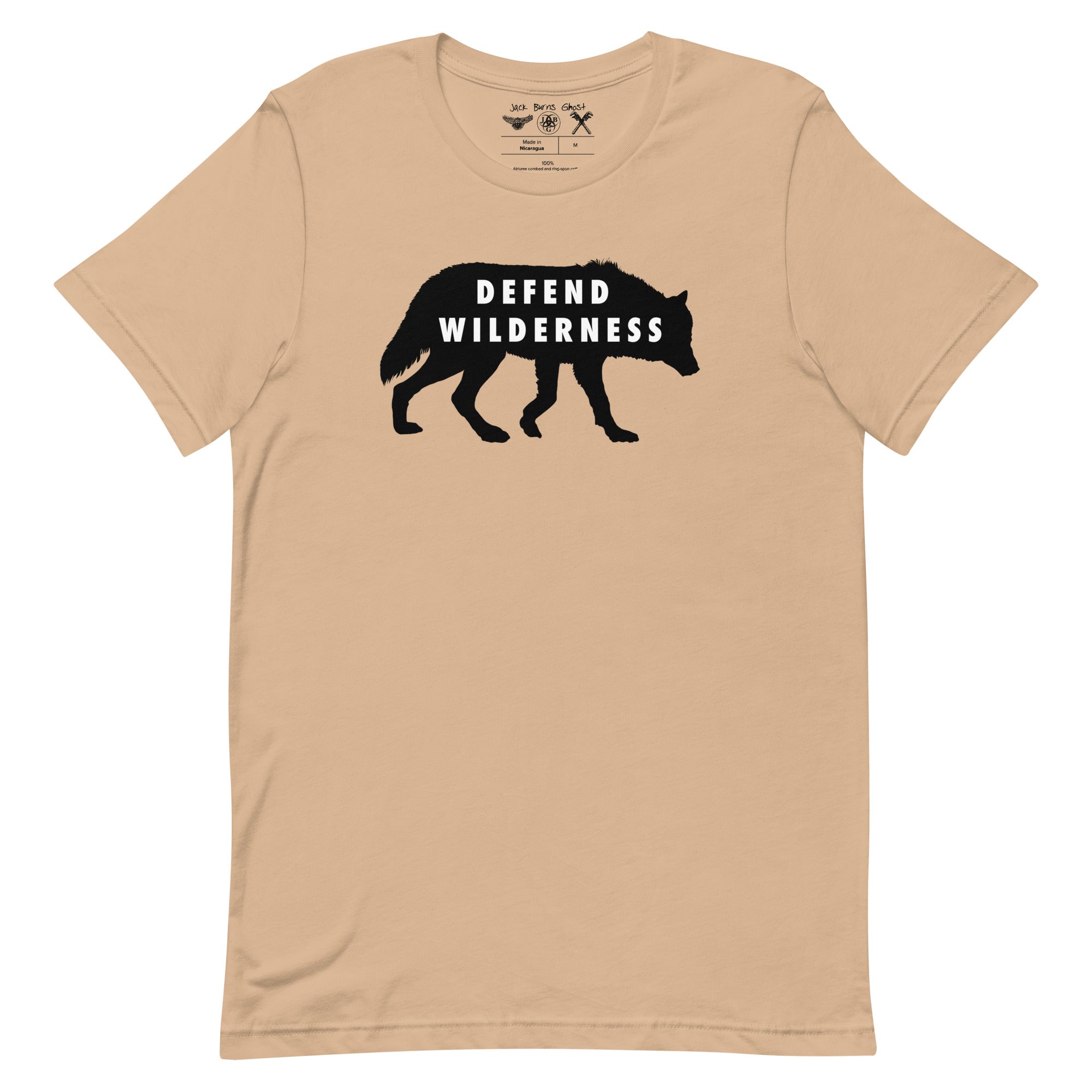 Defend Wilderness - Gray Wolf - Unisex Short Sleeve T Shirt